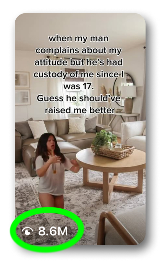 Viral meme example